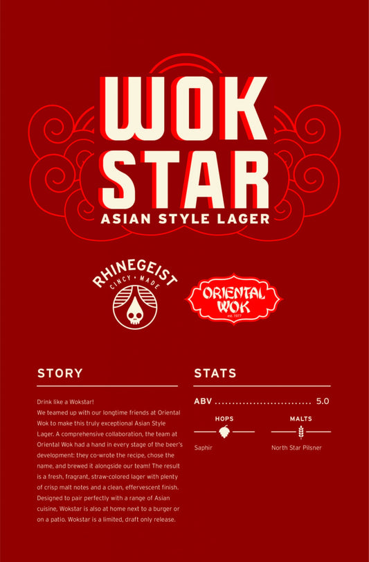 Sales Sheets - Wokstar - Asian Style Lager