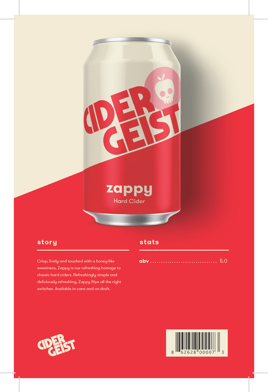 Sales Sheets - Zappy Hard Cider