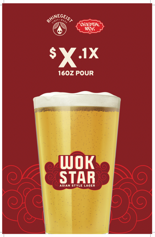 Posters - On Premise Posters Can- Editable - Wokstar - Asian Style Lager
