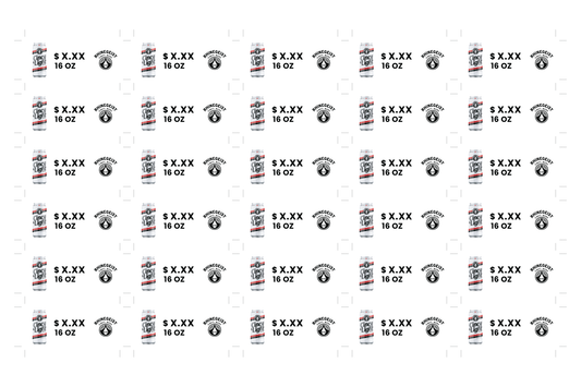 Shelf Strips - 16oz. Cincy Light - Lager