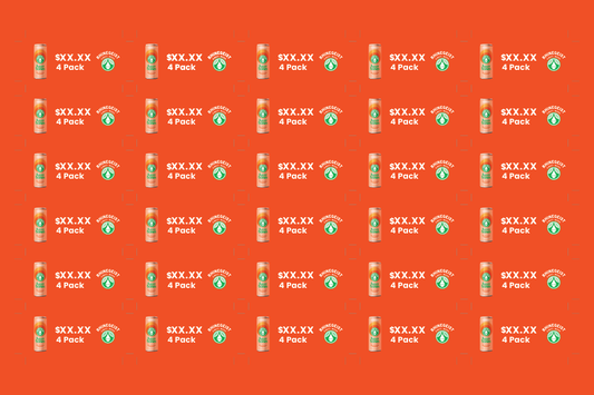 Shelf Strips - Fuzzy Bones - Blood Orange Tangerine