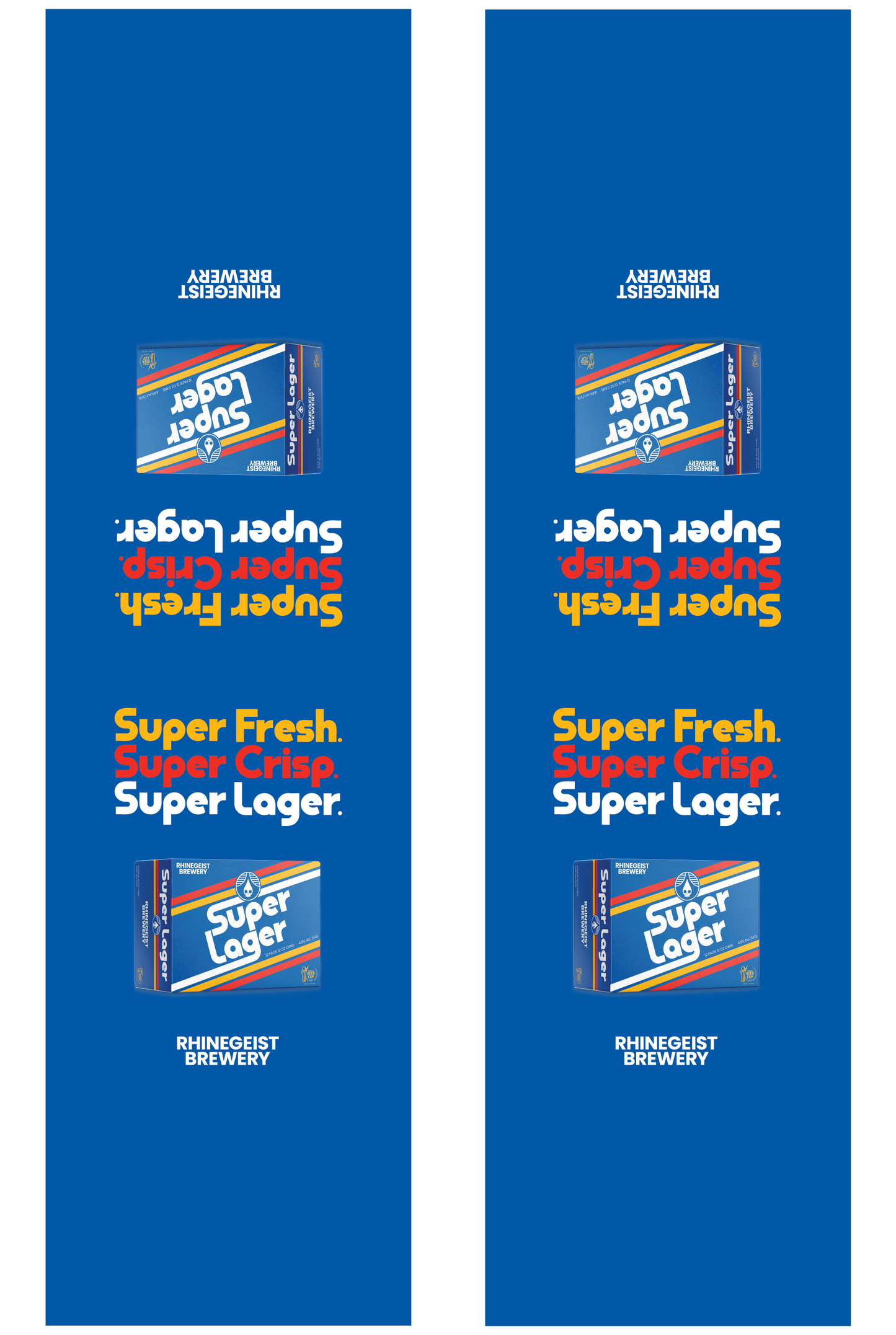 Signage - Table Tents - Super Lager