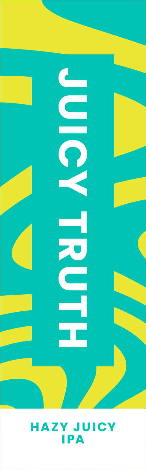 Tap Handle Stickers - Juicy Truth - Hazy Juicy IPA