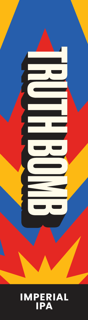 Tap Handle Stickers - Truth Bomb