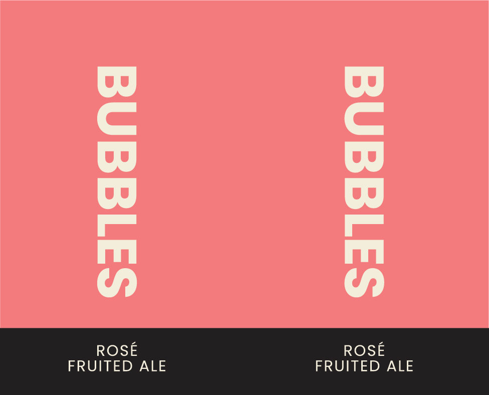 Tap Handle Stickers - Bubbles – Rosé Fruited Ale