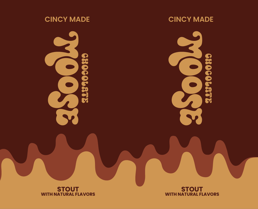Tap Handle Stickers - Chocolate Moose