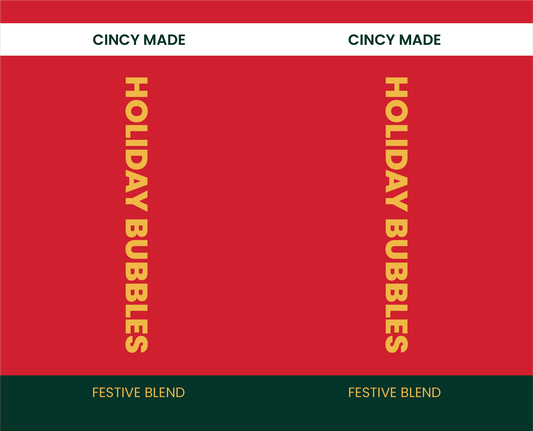 Tap Handle Stickers - Holiday Bubbles