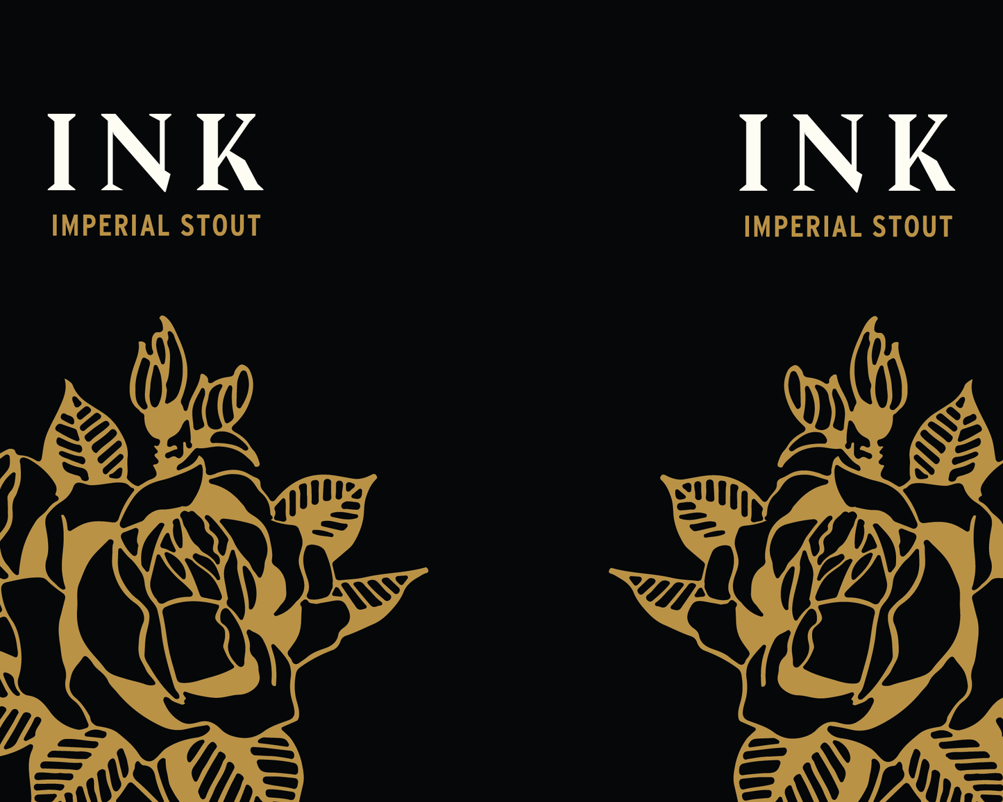 Tap Handle Stickers - Ink - Imperial Stout