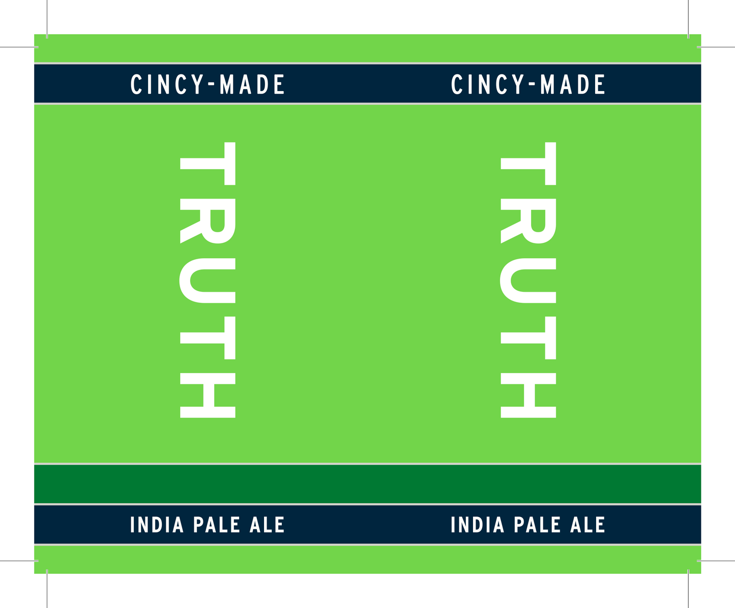 Tap Handle Stickers - Truth - IPA