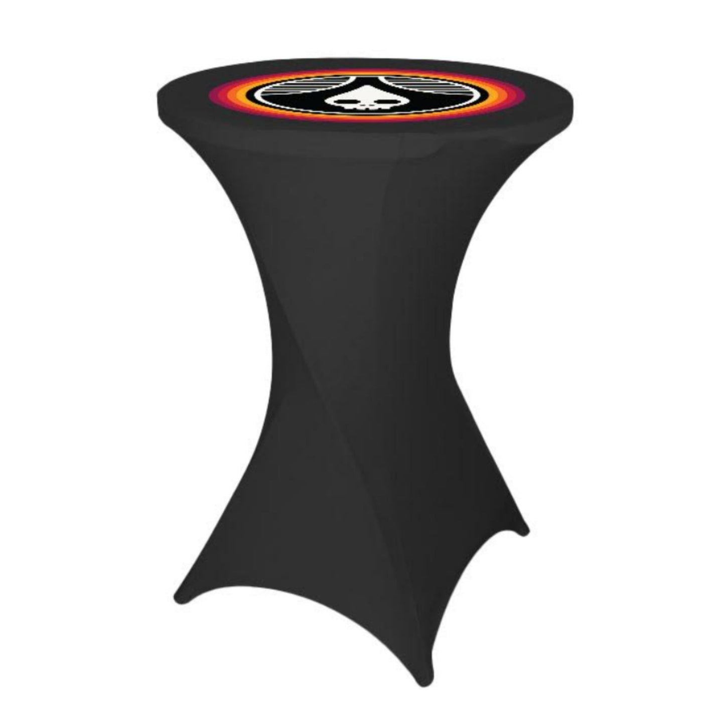Table Cover - 3ft High Top - Warm Gradient