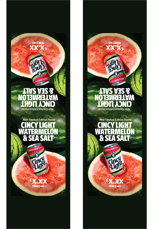 Signage - Table Tents - Cincy Light Watermelon