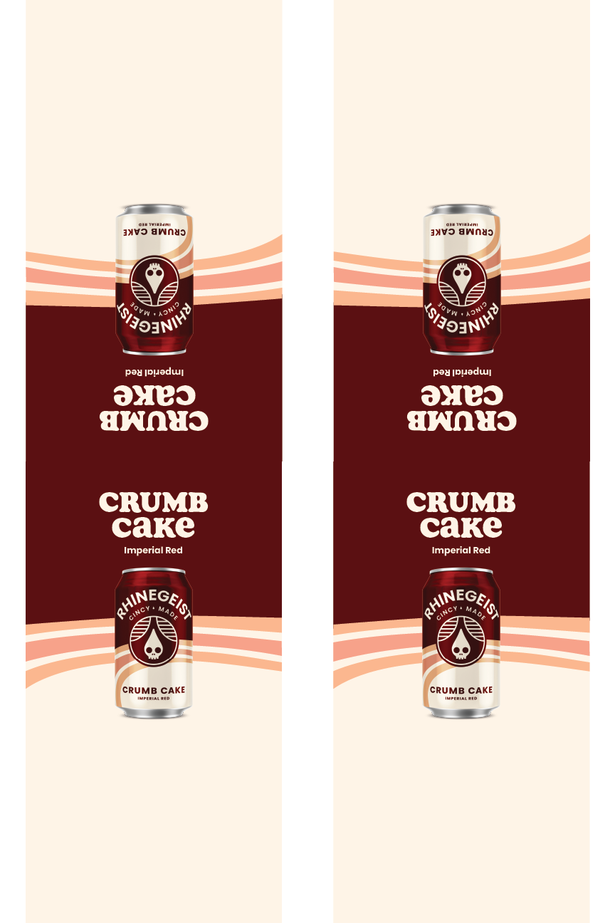 Signage - Table Tents - Crumb Cake
