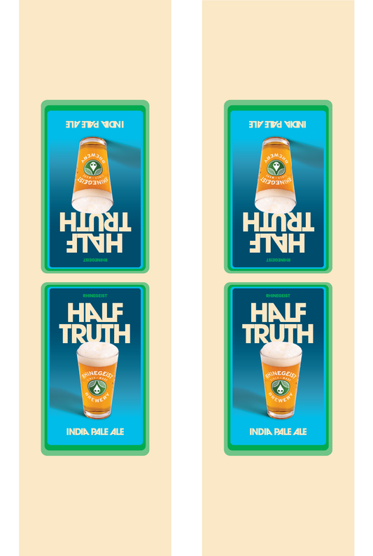 Signage - Table Tents - Half Truth