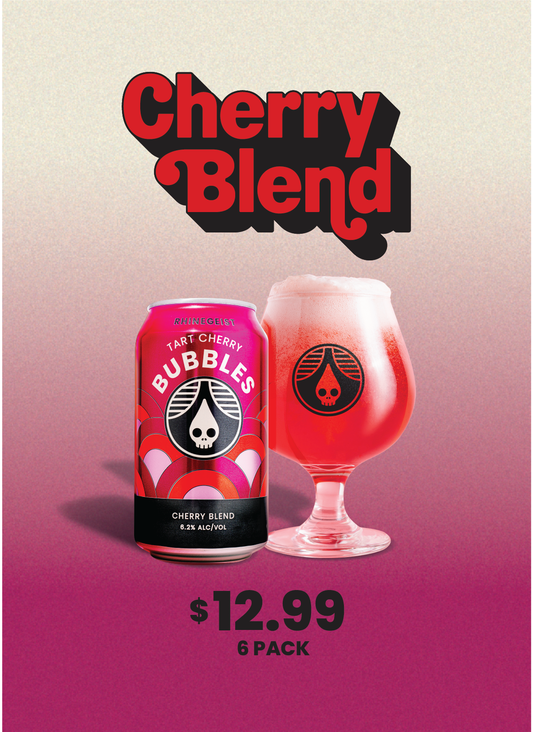 Cooler Sticker - Bubbles Family - Beer for Wine Lovers