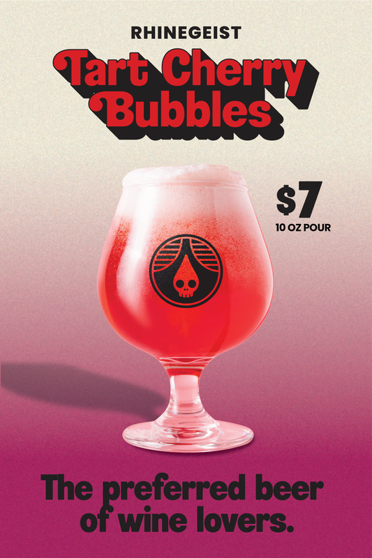 Posters - On Premise - Tart Cherry Bubbles - Beer for Wine Lovers