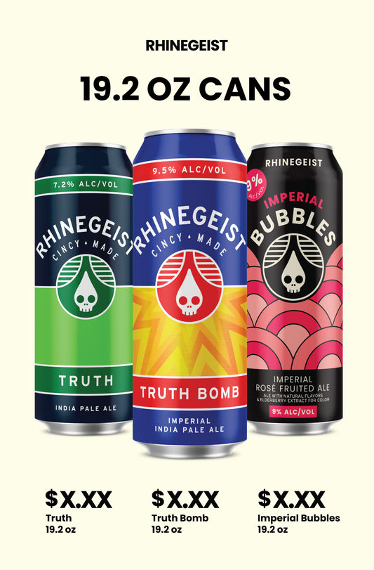 Posters - 19oz Can Template - Truth, Juicy Truth, Truth Bomb