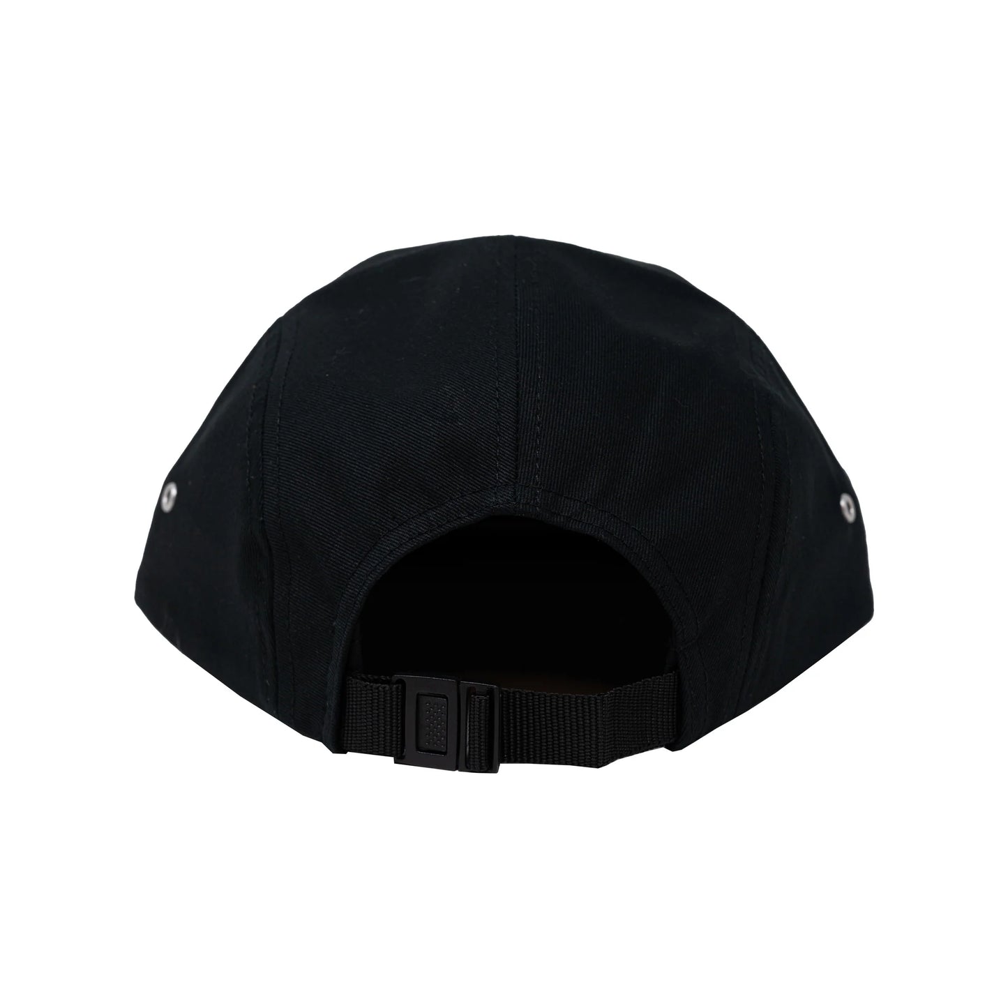Hat - Black 5 Panel Patch Hat