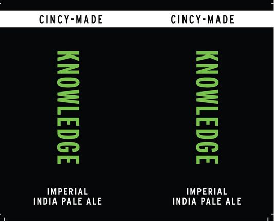 Tap Handle Stickers - Knowledge - Imperial India Pale Ale