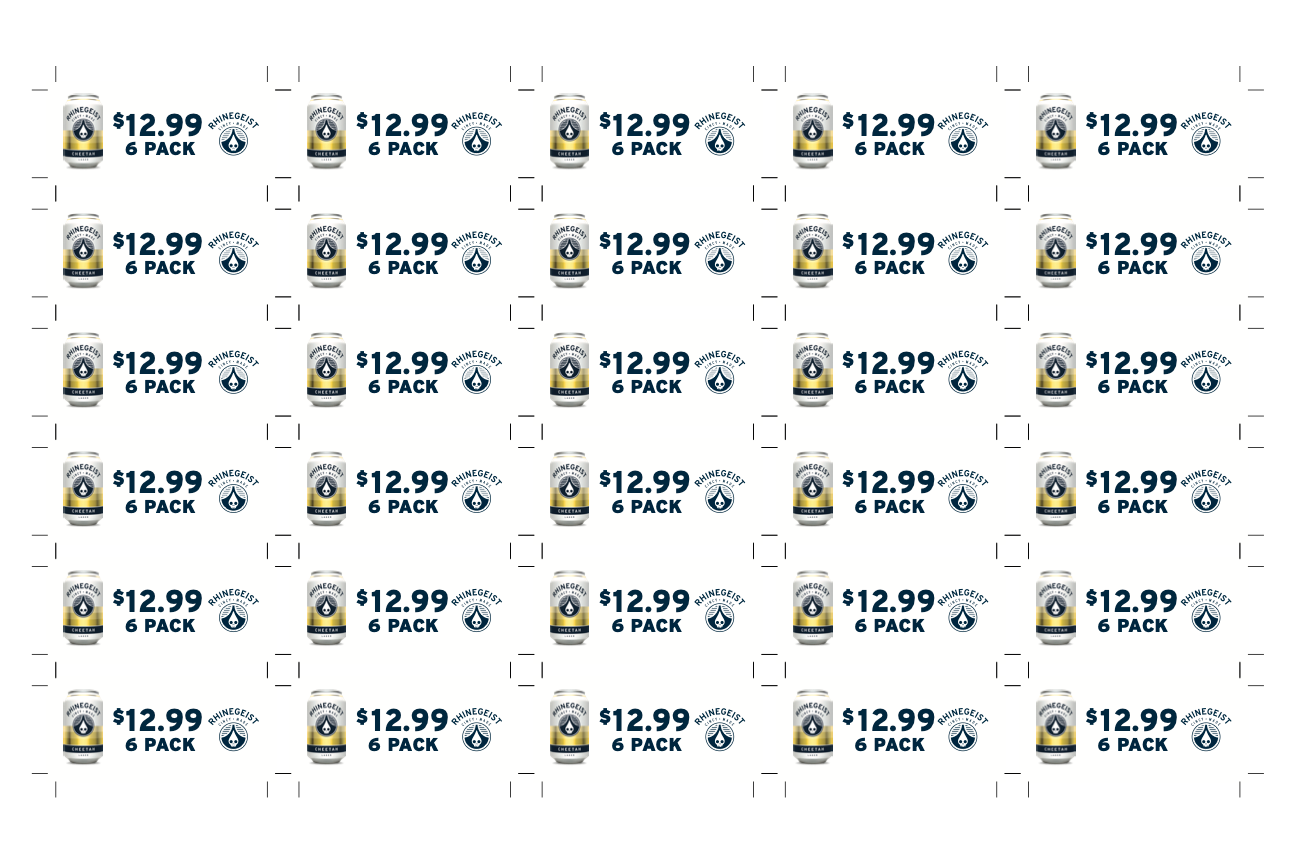 Shelf Strips - Cheetah - Lager