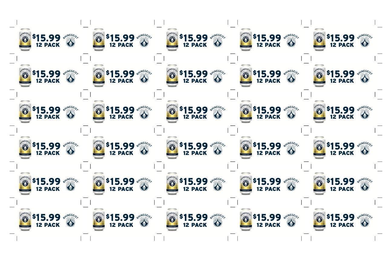 Shelf Strips - Cheetah - Lager