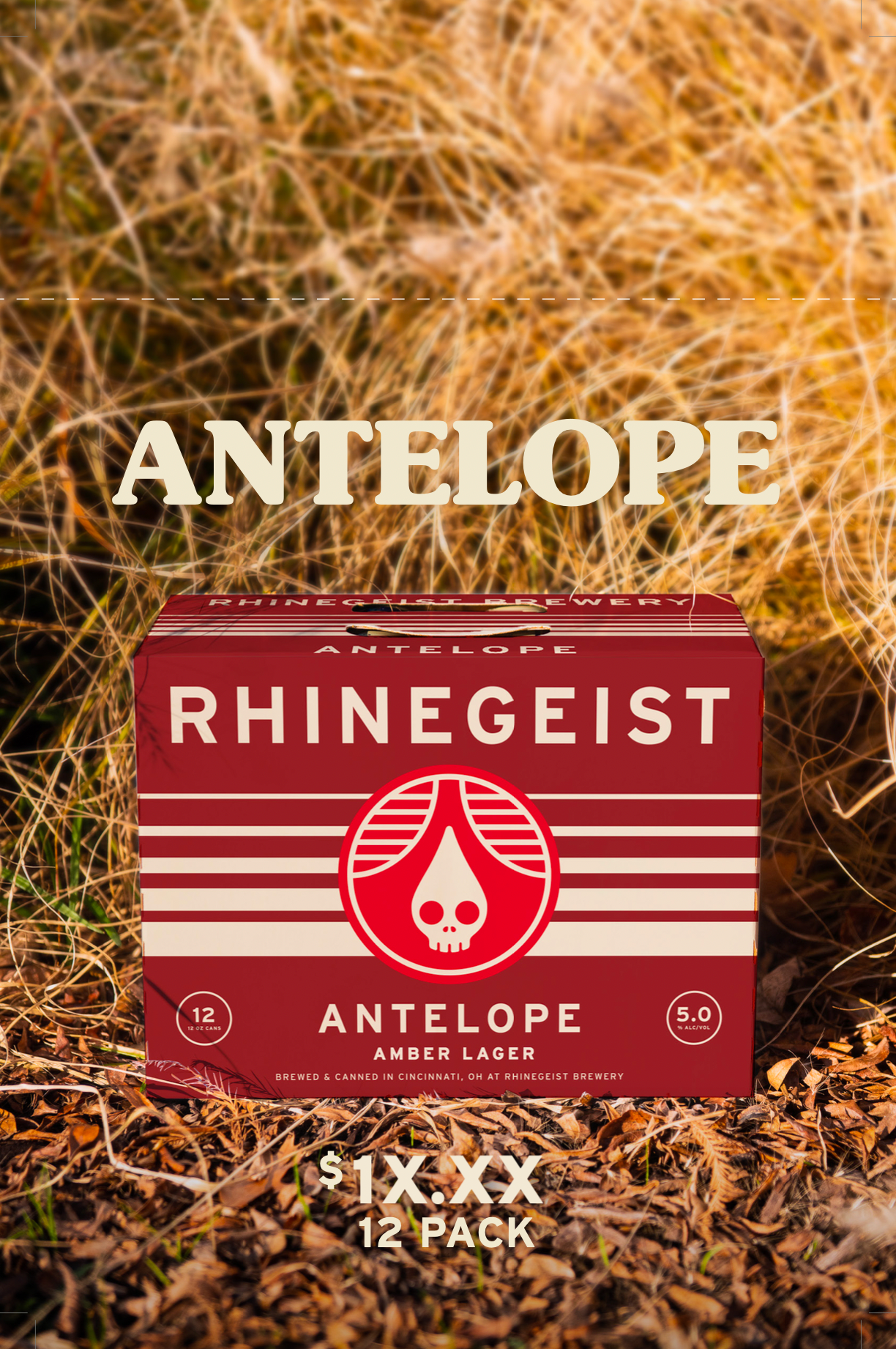 Posters - Case Card - Antelope - Amber Lager