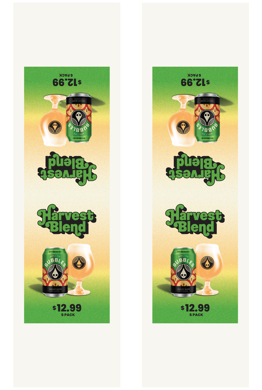 Signage - Table Tents - Apple Pie Bubbles