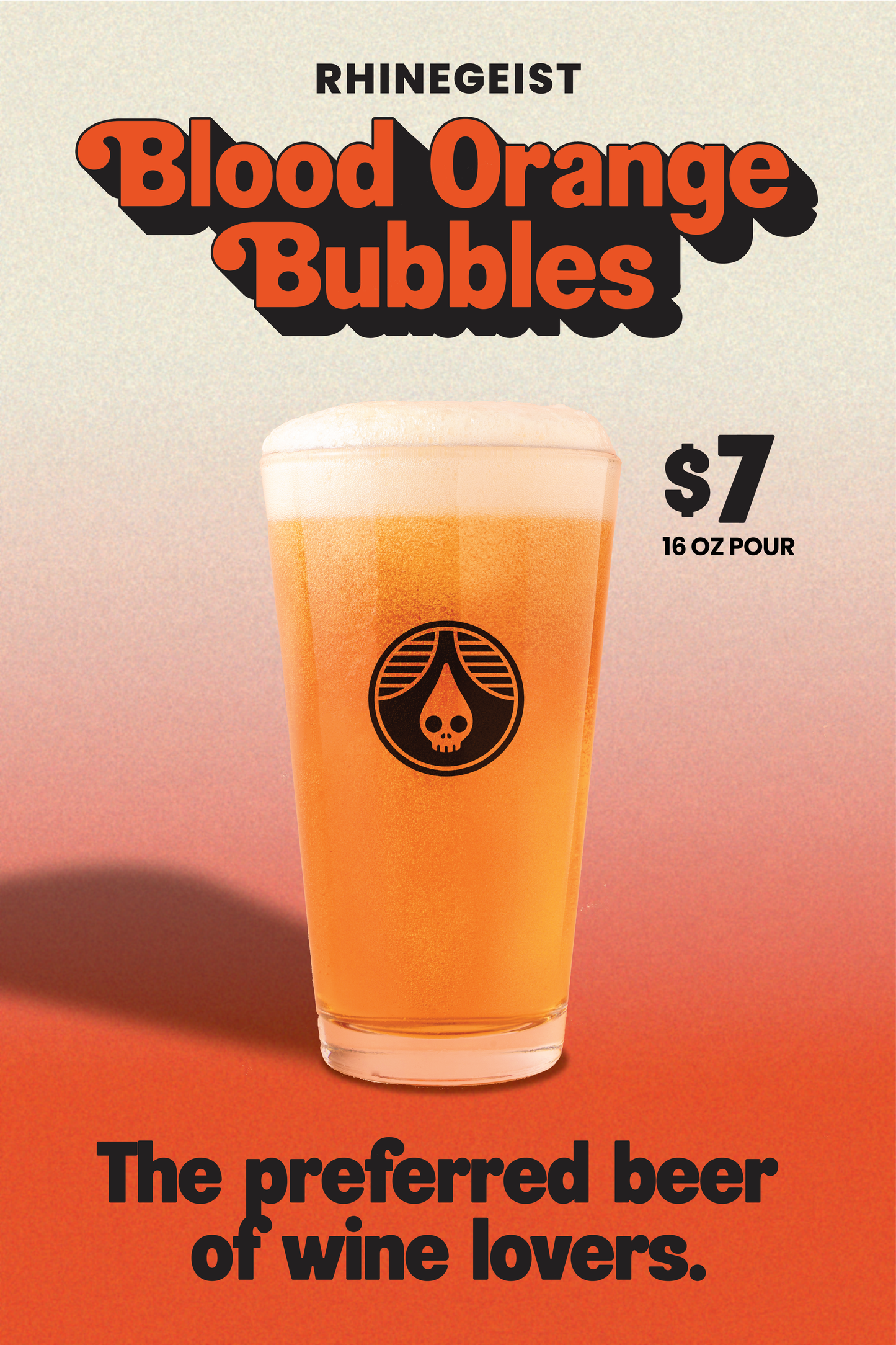 Posters - On Premise - Blood Orange Bubbles - Beer for Wine Lovers