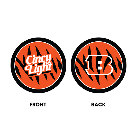 Coaster Sleeve - Cincy Light Bengals - 125pk