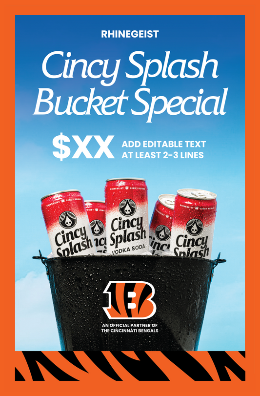 Posters - Cincy Splash x Bengals - Peach