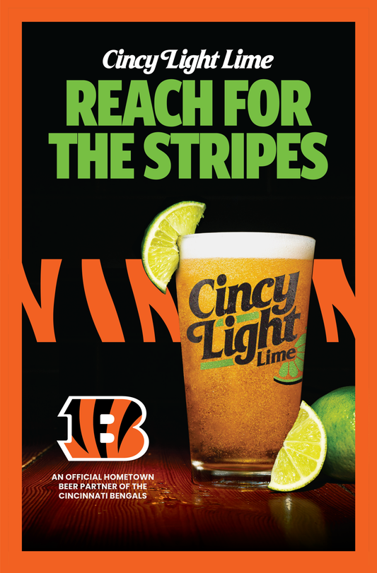 Posters - Cincy Light Lime x Bengals