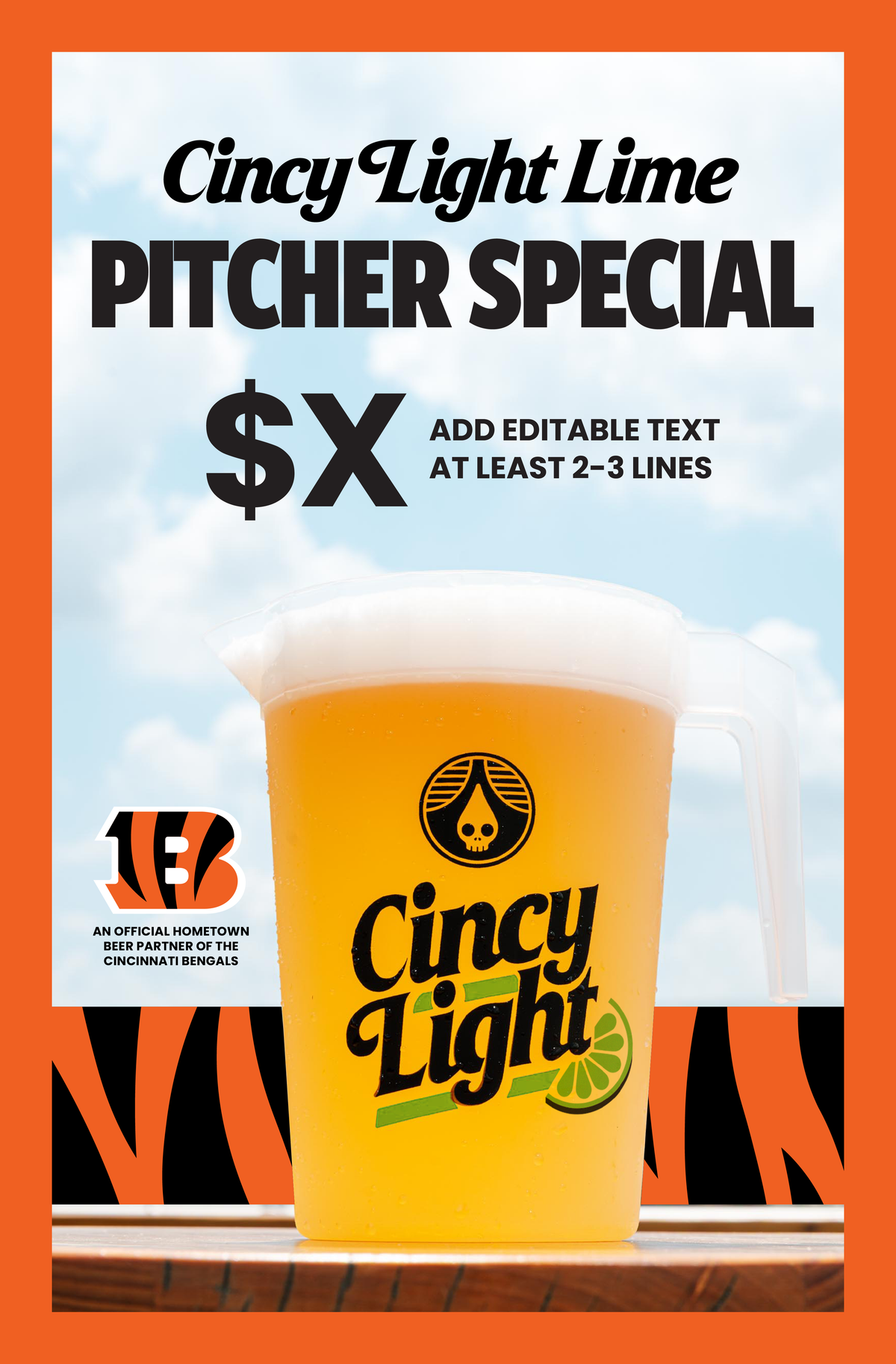 Posters - Cincy Light Lime x Bengals