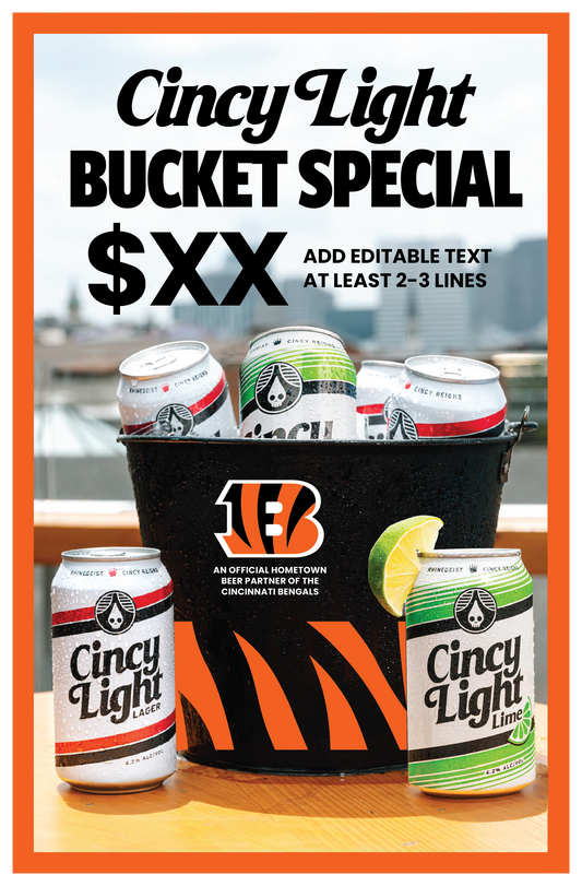 Posters - Cincy Light & Cincy Light Lime x Bengals