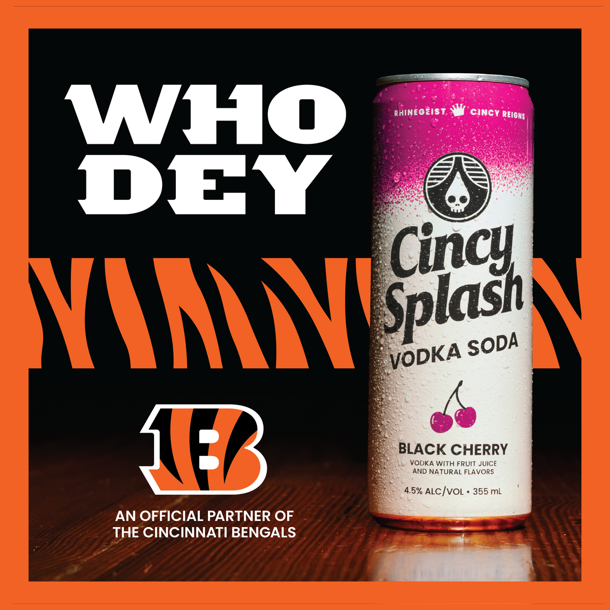 Large Cooler Clings - Cincy Light, Splash, Truth x Bengals