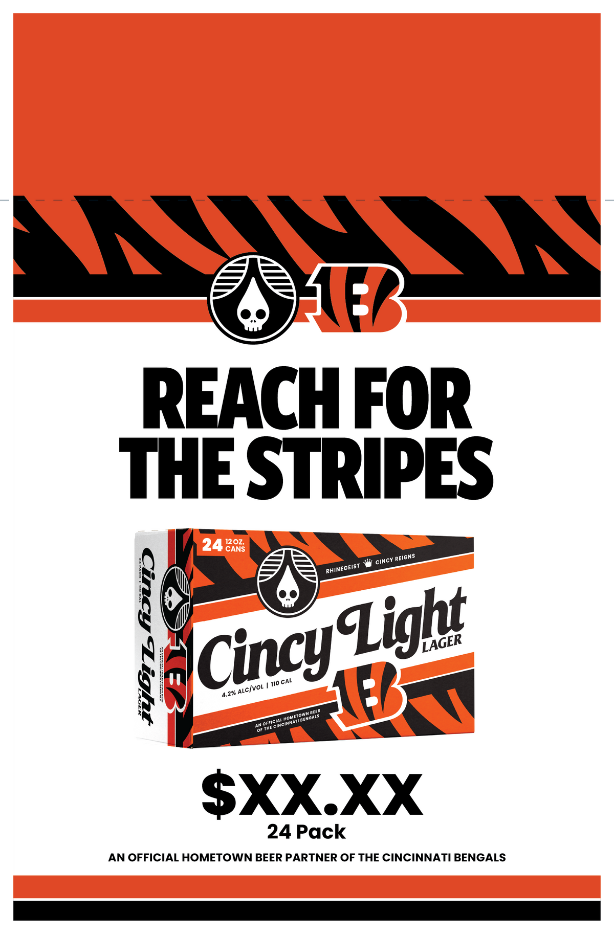Posters - Case Card - Cincy Light x Bengals