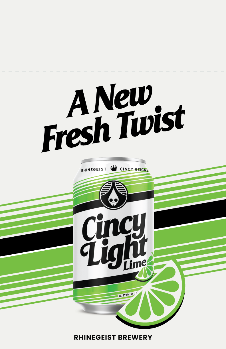 Posters - Case Card - Cincy Light Lime