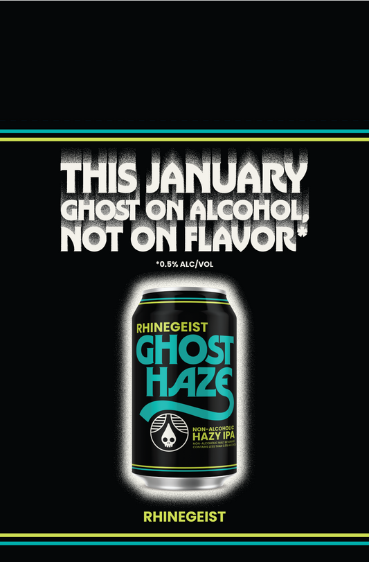 Posters - Pole Topper - Ghost Family - Dry January