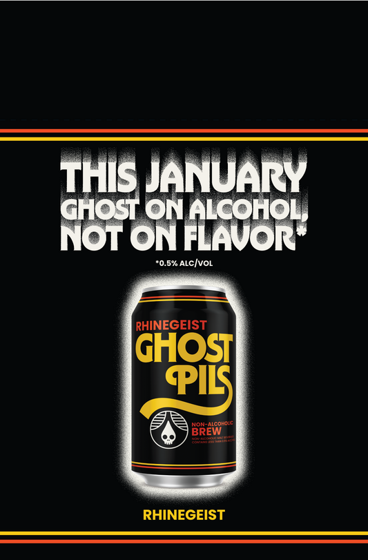 Posters - Pole Topper - Ghost Family - Dry January