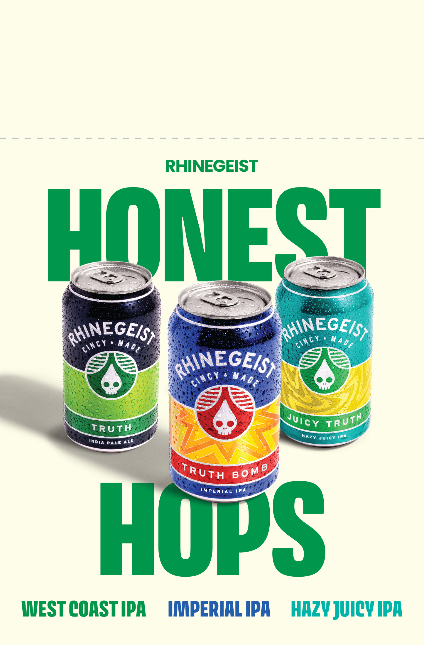Posters - Case Card - 2025 Campaign Honest Hops - Truth Family