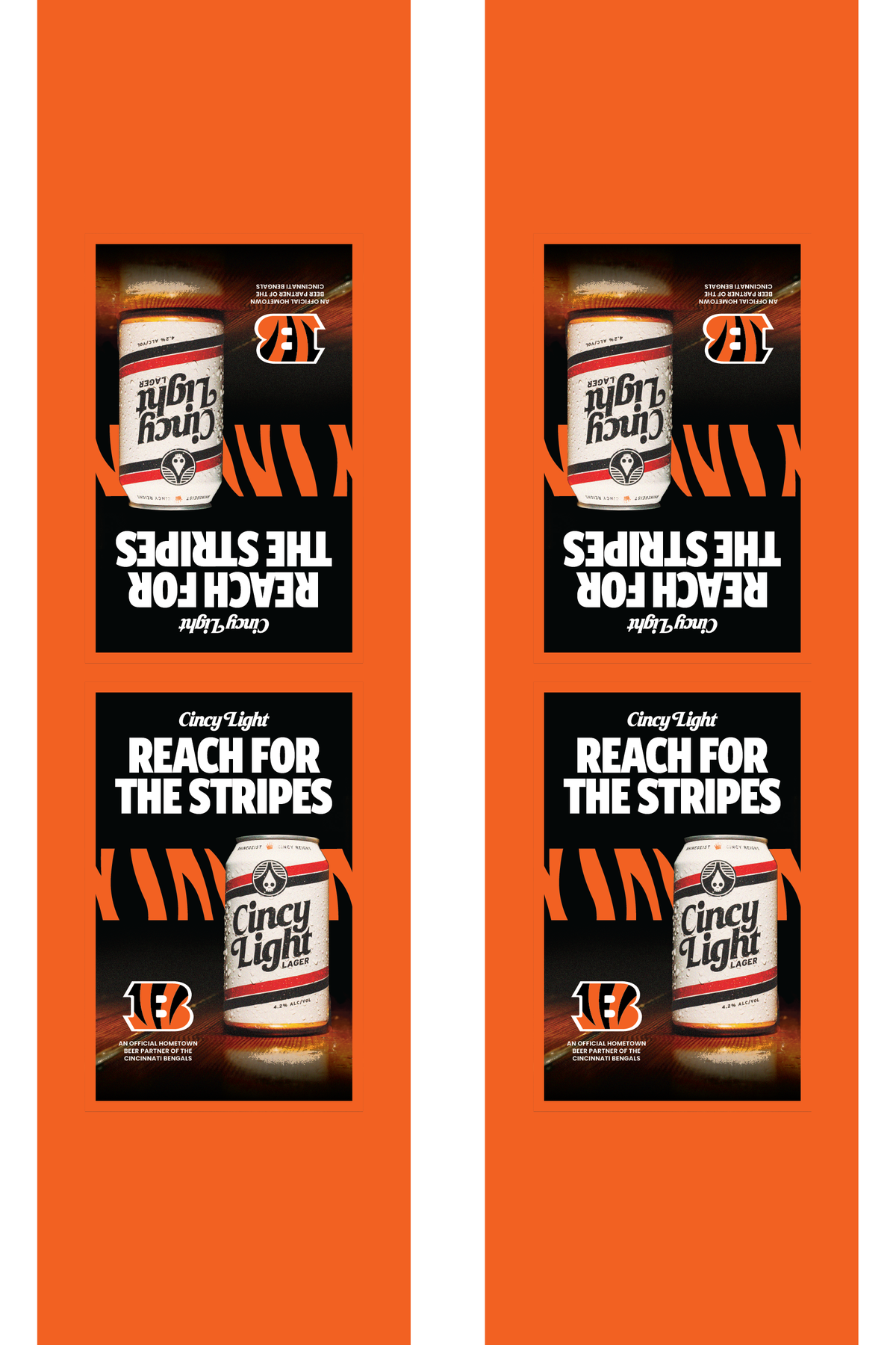 Signage - Table Tents - Cincy Light x Bengals