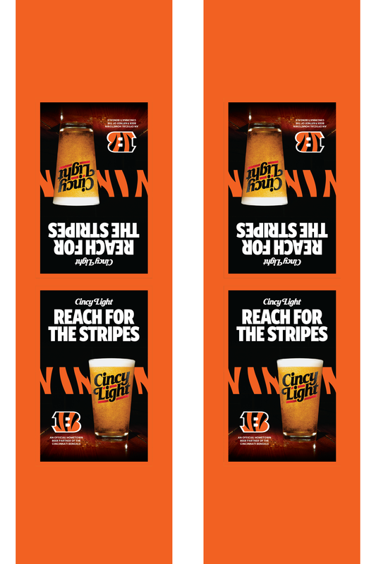 Signage - Table Tents - Cincy Light x Bengals