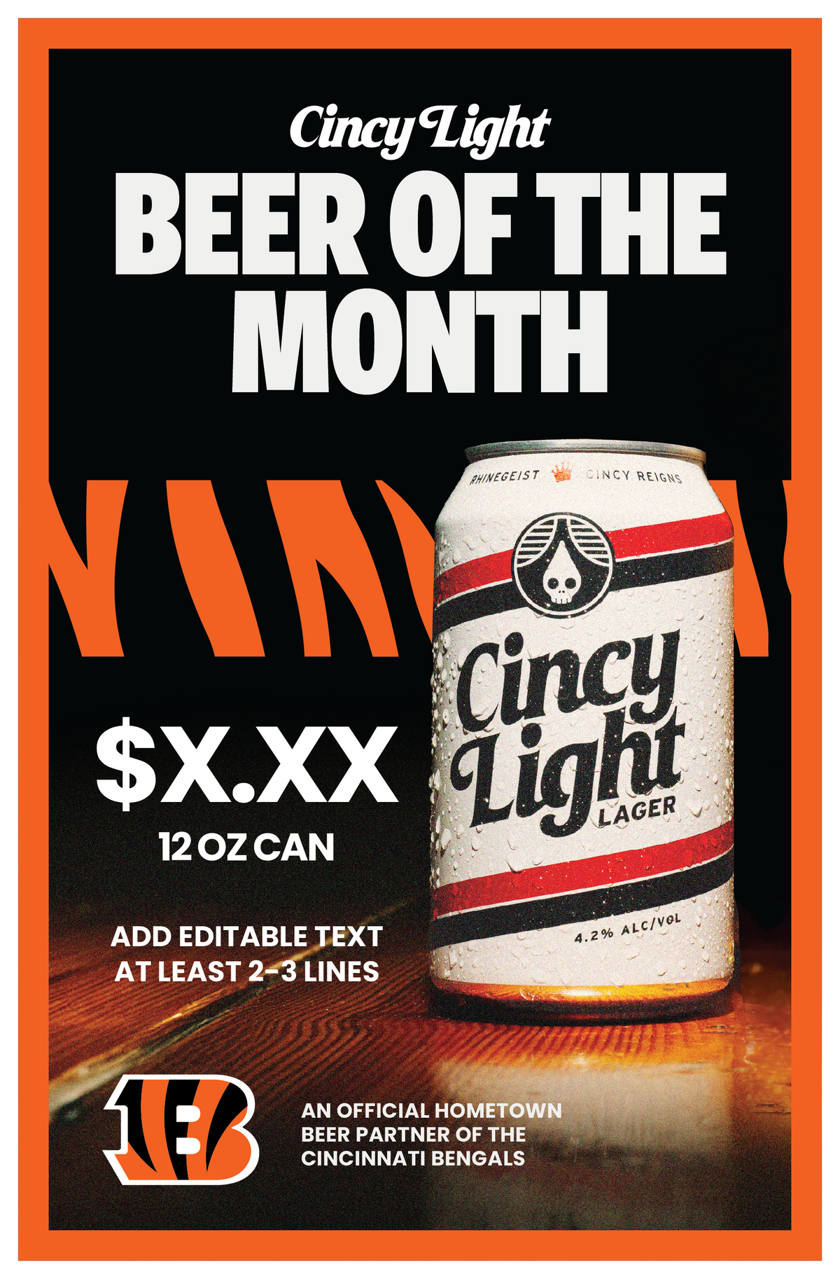 Posters - Cincy Light x Bengals