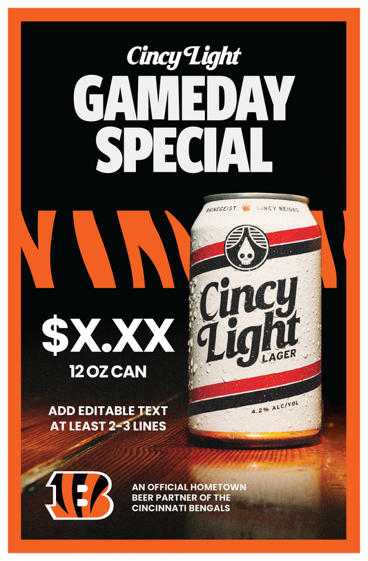 Posters - Cincy Light x Bengals
