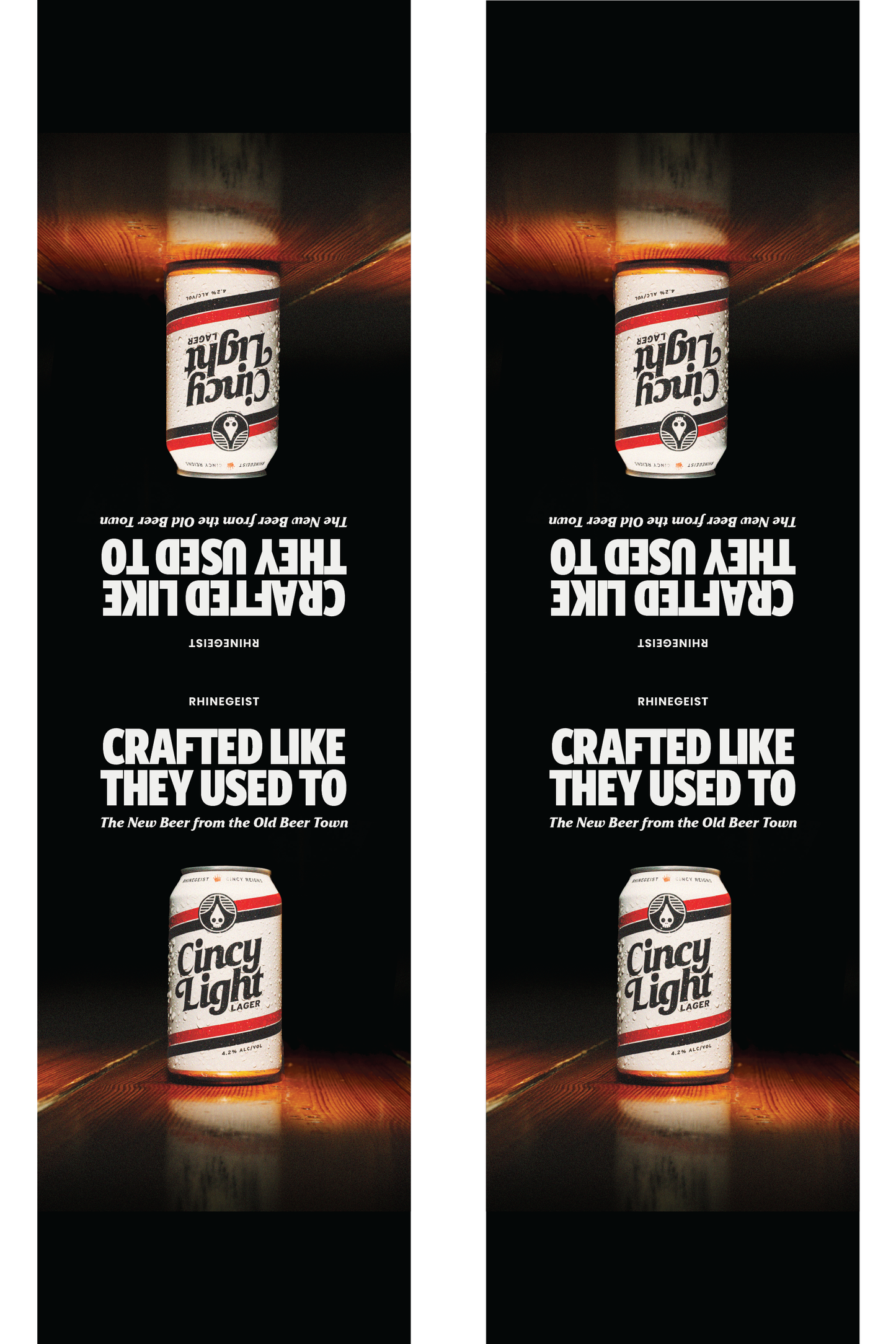 Signage - Table Tents - Cincy Light - Lager