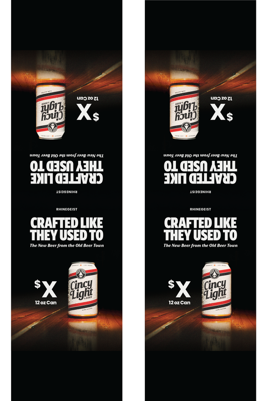 Signage - Table Tents - Cincy Light - Lager