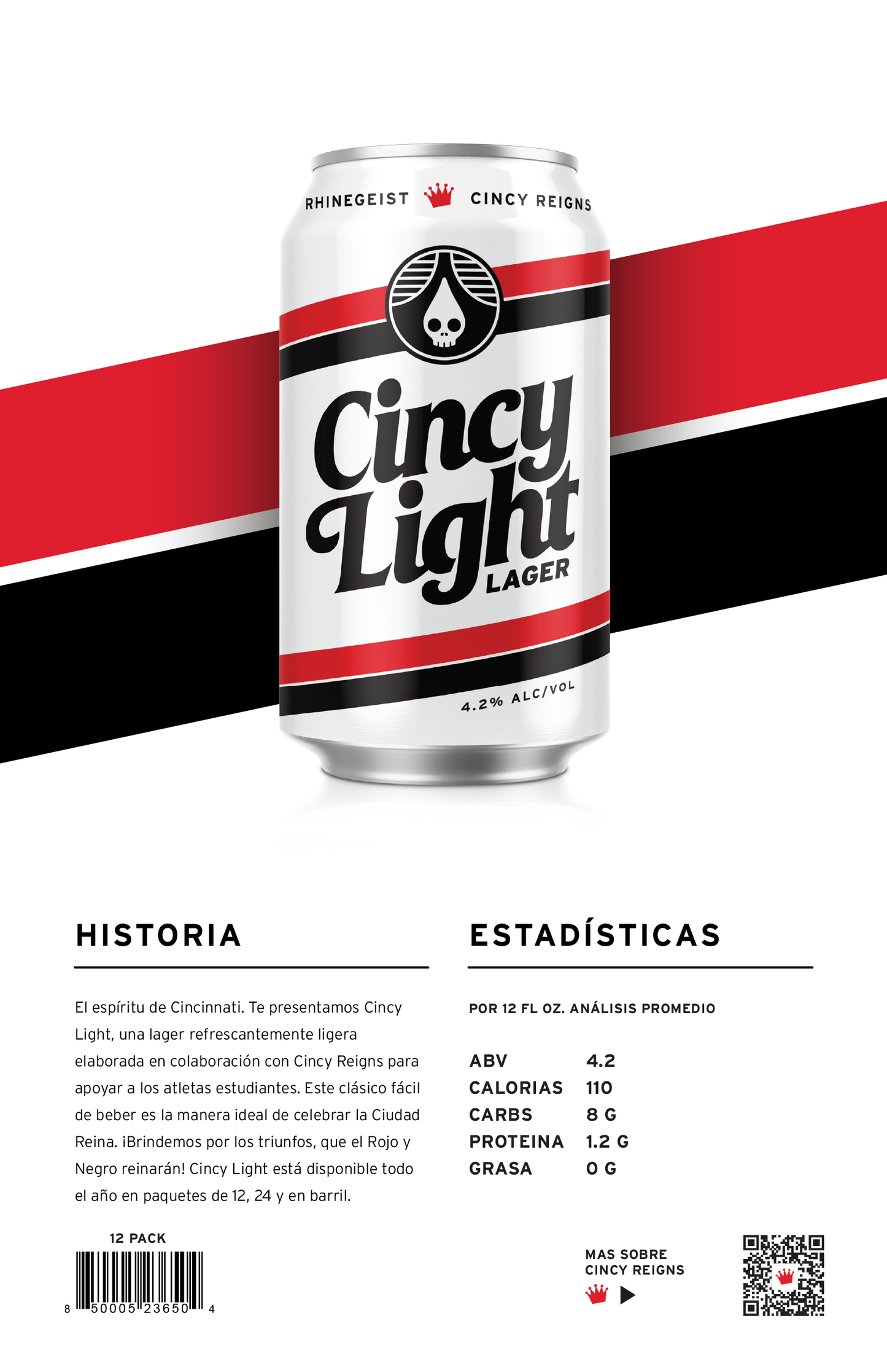 Sales Sheets - Cincy Light - Lager