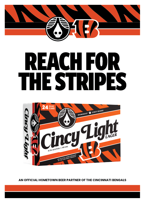Cooler Sticker - Cincy Light x Bengals