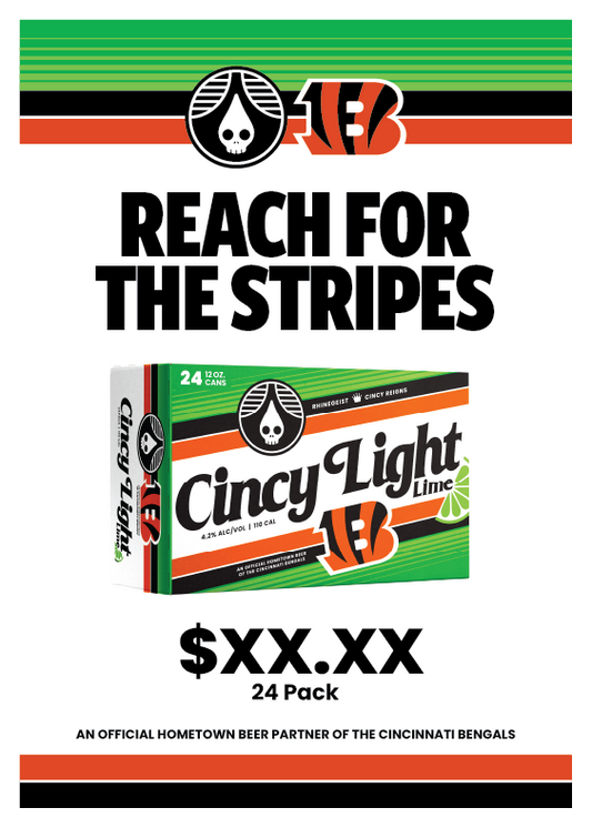 Cooler Sticker - Cincy Light x Bengals