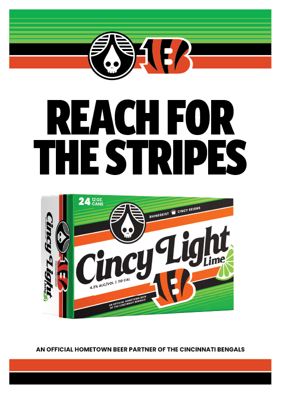 Cooler Sticker - Cincy Light x Bengals
