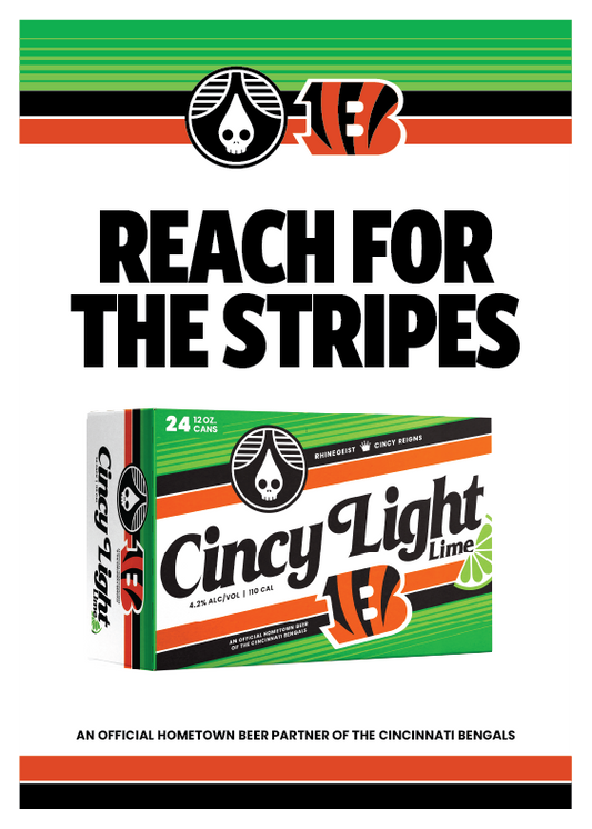 Cooler Sticker - Cincy Light x Bengals