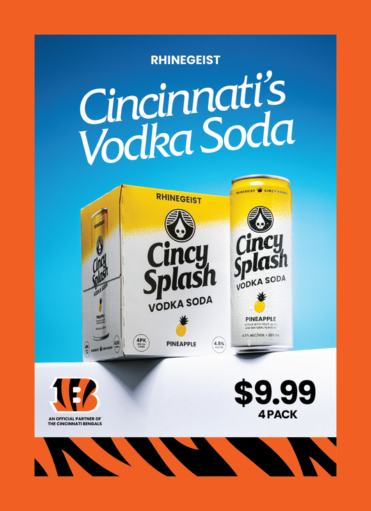 Cooler Sticker - Cincy Splash X Bengals